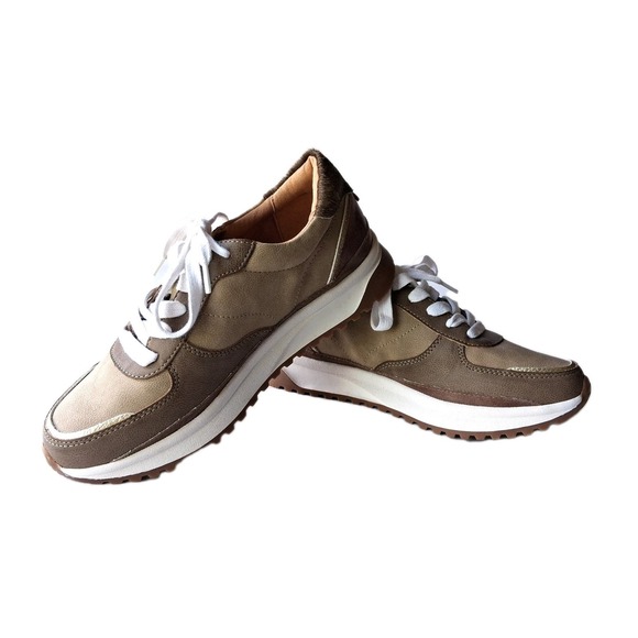 Yellow Box Shoes - Urban Cowgirl Sneakers Women's 6.5 Faux Leather & Cowhide Casual Shoes YELLOWBOX
